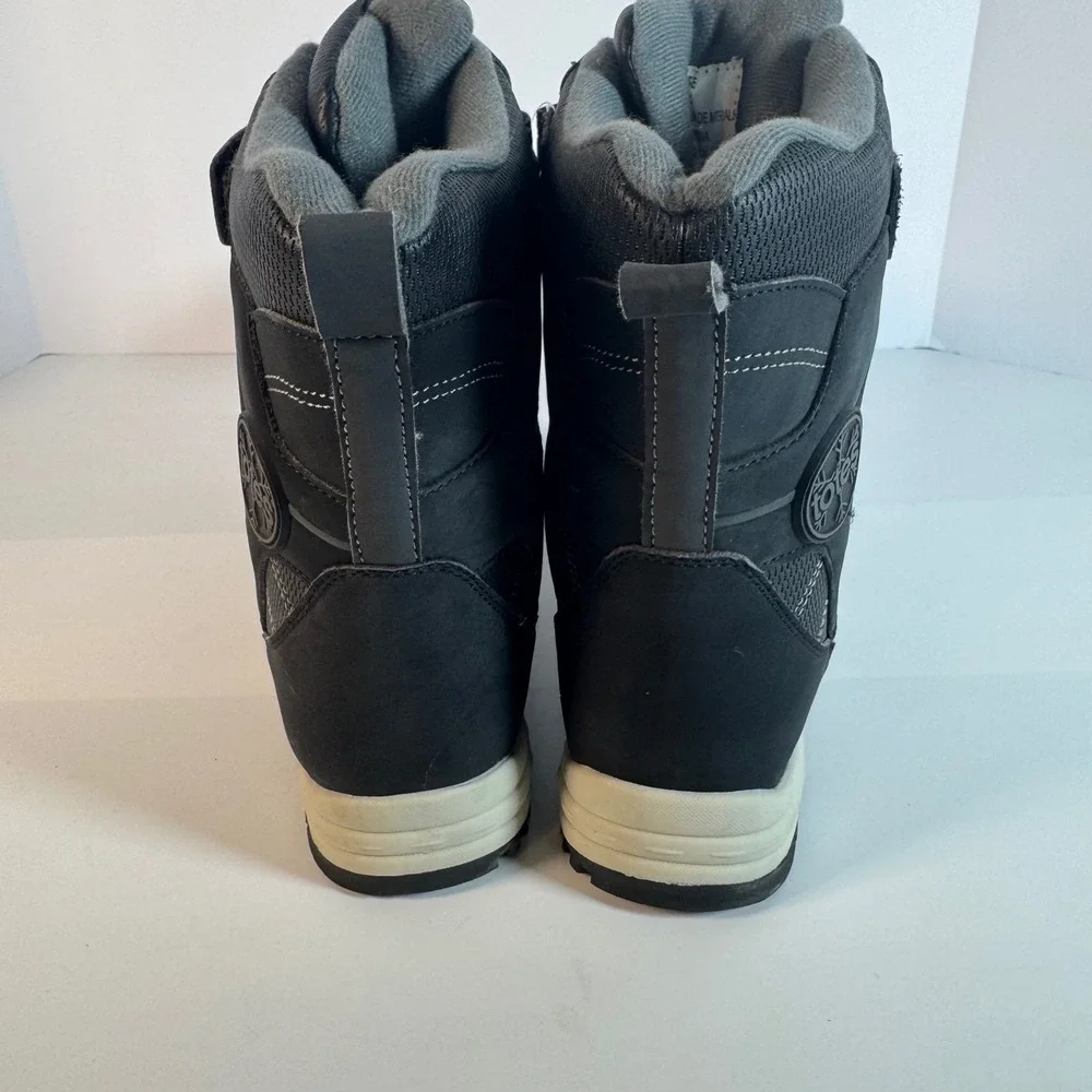 Totes Sage Kids Black Insulated Winter Snow Boots Size 2M 622-0123 NEW